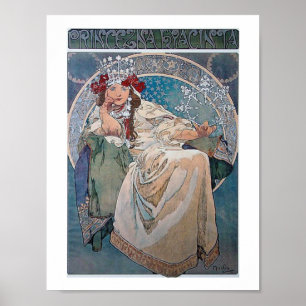 mucha princess hyacinta poster
