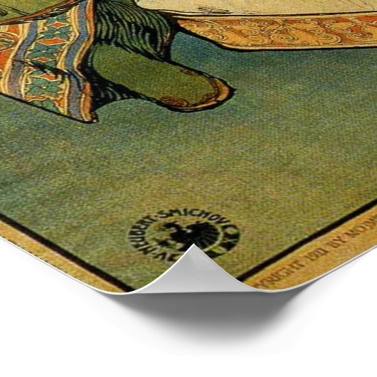 Mucha - Princess Hyacinth 1911 Poster (Hoek)