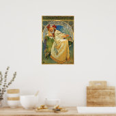 Mucha - Prinses Hyacinth 1911 Poster (Keuken)