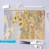 Mucha Print voor Oekraïne geen grens Tissuepapier (Craft)