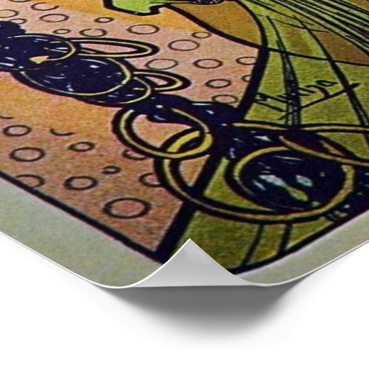 Mucha - Salome 1897 Poster (Hoek)