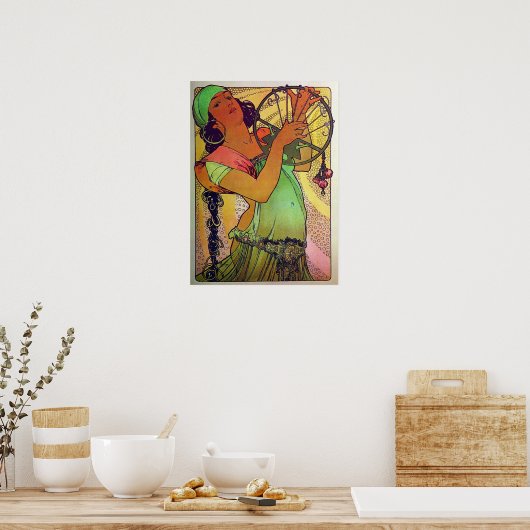 Mucha - Salome 1897 Poster (Keuken)