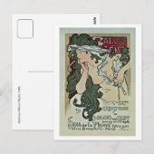 Mucha Salon des Cent art expo Briefkaart (Voorkant / Achterkant)