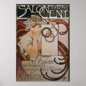 Mucha - Salon des Exhibition 1897 Poster (Voorkant)