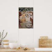 Mucha - Salon Des Tentoonstelling 1897 Poster (Keuken)