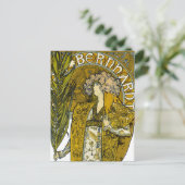 Mucha - Sarah Bernhardt - Gismonda Briefkaart (Staand voorkant)