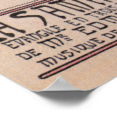 Mucha Sarah Bernhardt The Samaritan lamp post Poster (Hoek)