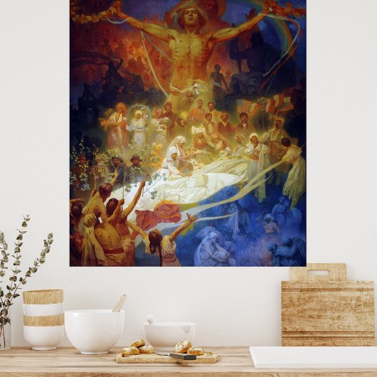 Mucha SLAV EPIC NO. 20........1926 Poster (Keuken)