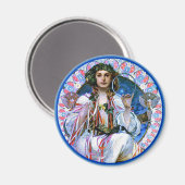 Mucha - Slavia - Afscheiding Magneet (Voorkant / Achterkant)