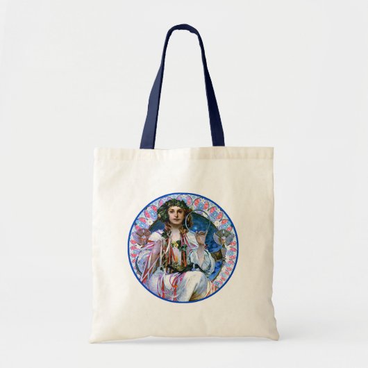 Mucha - Slavia - Afscheiding Tote Bag (Voorkant)