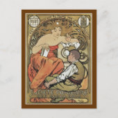 Mucha - Société Populaire des Beaux-Arts Briefkaart (Voorkant)