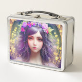  Mucha Stijl Mooi Vrouwenportret (Voorkant)