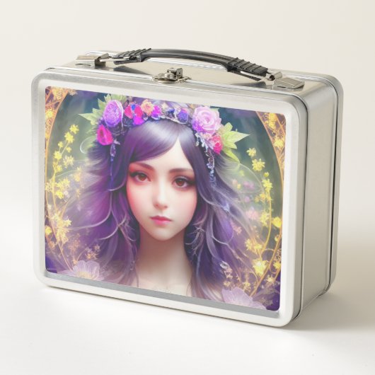  Mucha Stijl Mooi Vrouwenportret (Voorkant)