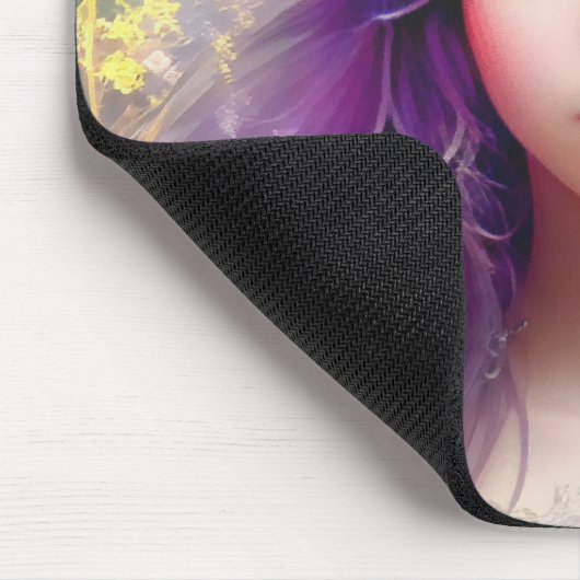  Mucha Stijl Mooi Vrouwenportret Muismat (Hoek)