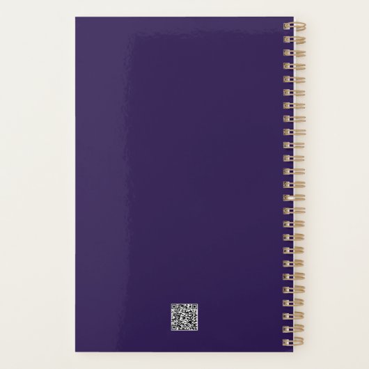  Mucha Stijl Mooi Vrouwenportret Planner (Achterkant)