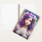 Mucha Stijl Mooi Vrouwenportret Planner (Display)