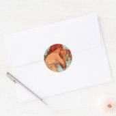 Mucha Summer Ronde Sticker (Envelop)
