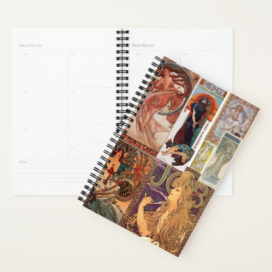 Mucha ThMED Art Nouveau Planner (Display)