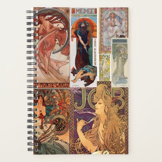 Mucha ThMED Art Nouveau Planner (Voorkant)