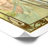 Mucha, Times of the Seasons, Art Nouveau Poster (Hoek)