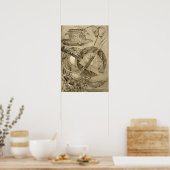 Mucha - Uit Documents Decoratifs 1901 Poster (Keuken)