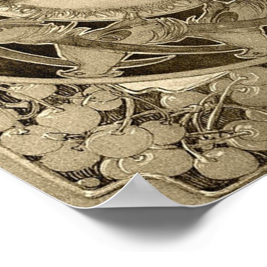 Mucha - van Documenten Decoratifs 1901 Poster (Hoek)