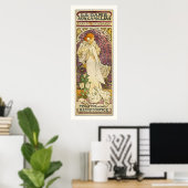 Mucha Vintage Poster: La Dame aux Camélias Poster (Thuiskantoor)