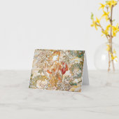 Mucha Vrouw met Daisy Art Nouveau Notitiekaarten (Gele Bloem)