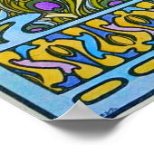 Mucha - Woman Panel 1901 Poster (Hoek)