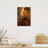 Mucha - Zelfportret Poster (Keuken)