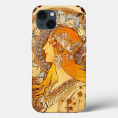 Mucha Zodiac Case-Mate iPhone Case (Achterkant)