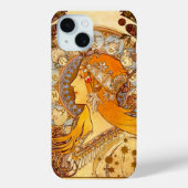 Mucha Zodiac Case-Mate iPhone Case (Achterkant)