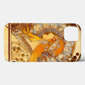 Mucha Zodiac Hoesje-Mate iPhone Case (Achterkant (horizontaal))