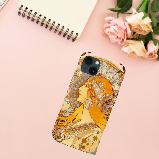 Mucha Zodiac Hoesje-Mate iPhone Case