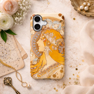 Mucha Zodiac iPhone 16 Hoesje