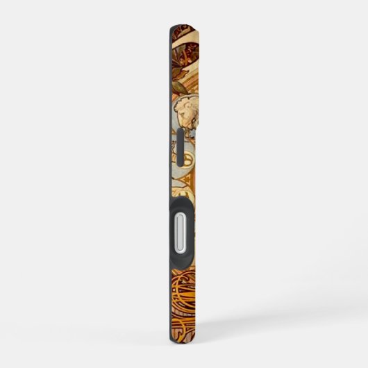 Mucha Zodiac iPhone 16 Hoesje (Rechterkant)