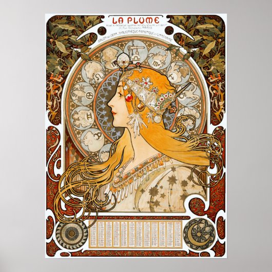 Mucha - Zodiac Poster (Voorkant)