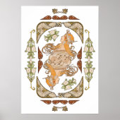 Mucha - zodische vormgeving en compilatie van patr poster (Voorkant)