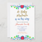 Muchacho MEXICAN Fiesta Baby shower Uitnodiging (Voorkant)