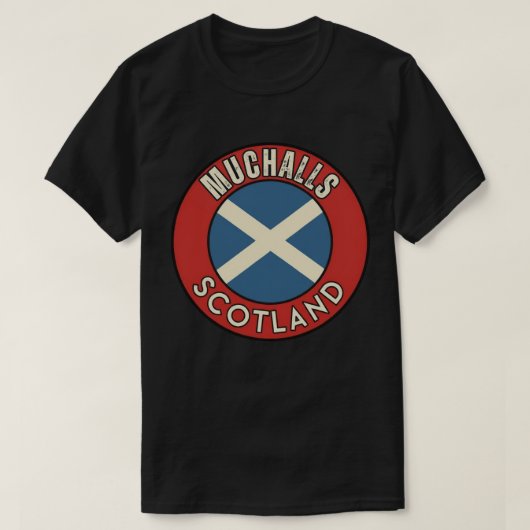 Muchalls, Schotland T-shirt (Design voorkant)
