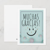 MUCHAS GRACIAS FEESTDAGENKAART (Voorkant / Achterkant)