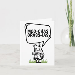 Muchas Gracias Koe Veeleer grappige Bedankt