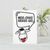 Muchas Gracias Koe Veeleer grappige Bedankt (Staand voorkant)