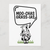 Muchas Gracias Koe Veeleer grappige Bedankt Briefkaart (Voorkant)