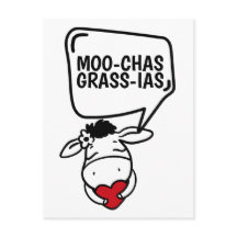 Muchas Gracias Koe Veeleer grappige Bedankt