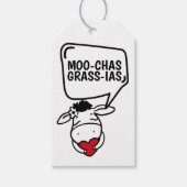 Muchas Gracias Koe Veeleer grappige Bedankt Cadeaulabel (Voorkant)