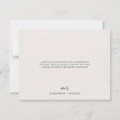 Muchas Gracias Moderne Wijze Groene Spaanse Bruilo Bedankkaart (Achterkant)