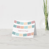 Muchas Gracias Papel Picado Mexican Baby shower Bedankkaart (Voorkant)