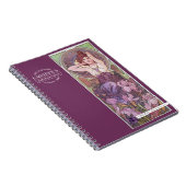 Mucha's Precioius Stones Amethyst Paars 2 Notitieboek (Rechterzijde)