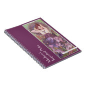 Mucha's Precioius Stones Amethyst Paars Notitieboek (Rechterzijde)